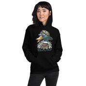 Felpa Stampata Unisex con Cappuccio – Morbida – Design Wild Duck-Biiply