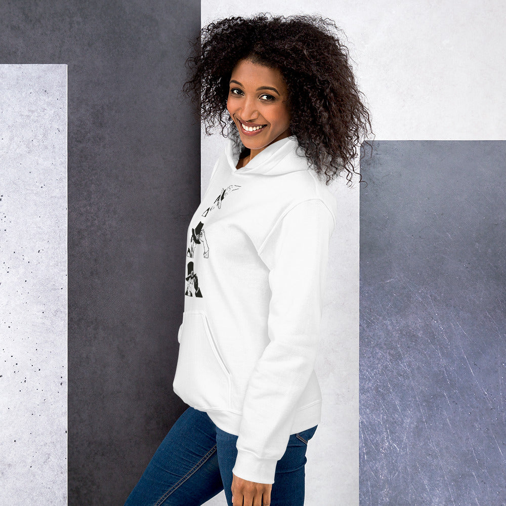 Felpa Stampata Unisex con Cappuccio – Morbida – Design i 3 Fratelli-Biiply
