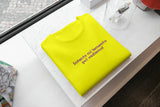 T-Shirt Unisex Ricamata 100% Cotone – Confortevole – Design Intanto mi lamento poi vediamo