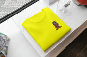 T-Shirt Unisex Ricamata 100% Cotone – Confortevole – Design Brontolo