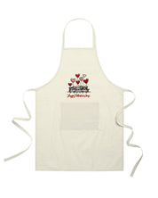 Grembiule in Cotone Riciclato – Sostenibile e Pratico – Cucina e Lavoro – Design Ricamato Gatti Happy Valentines Day-Biiply