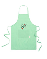 Grembiule in Cotone Riciclato – Sostenibile e Pratico – Cucina e Lavoro – Design Ricamato Scritta Love con Cuori