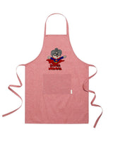 Grembiule in Cotone Riciclato – Sostenibile e Pratico – Cucina e Lavoro – Design Ricamato Super Nonna