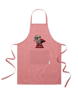 Recycled Cotton Apron – Sustainable and Practical – Cooking and Working – Super Grandpa Embroidered Design