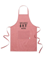 Recycled Cotton Apron – Sustainable and Practical – Cooking and Work – Embroidered Design Today's workout and repeat