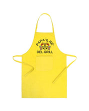 Grembiule in Cotone Riciclato o Poliestere e Cotone – Sostenibile e Pratico – Cucina e Lavoro – Design Ricamato Con scritta Papà il re del grill-Biiply