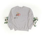 Felpa Ricamata Per Lui e Per Lei Unisex – 100% Cotone – Stile Streetwear e Confortevole – Tom & Gerry