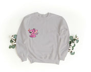 Felpa Ricamata Per Lui e Per Lei Unisex – 100% Cotone – Stile Streetwear e Confortevole – Stich e Angel