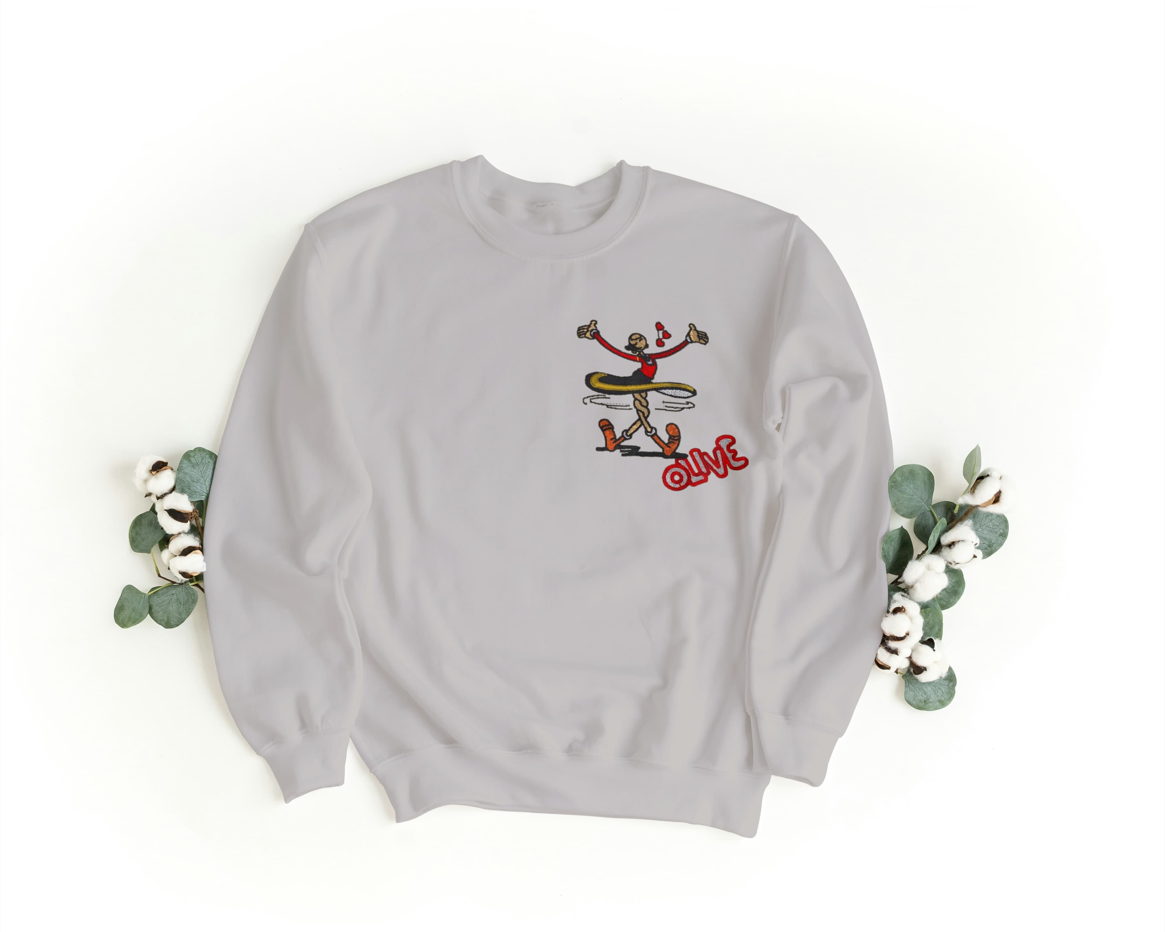 Felpa Ricamata Unisex – Morbida – Stile Streetwear – Olivia