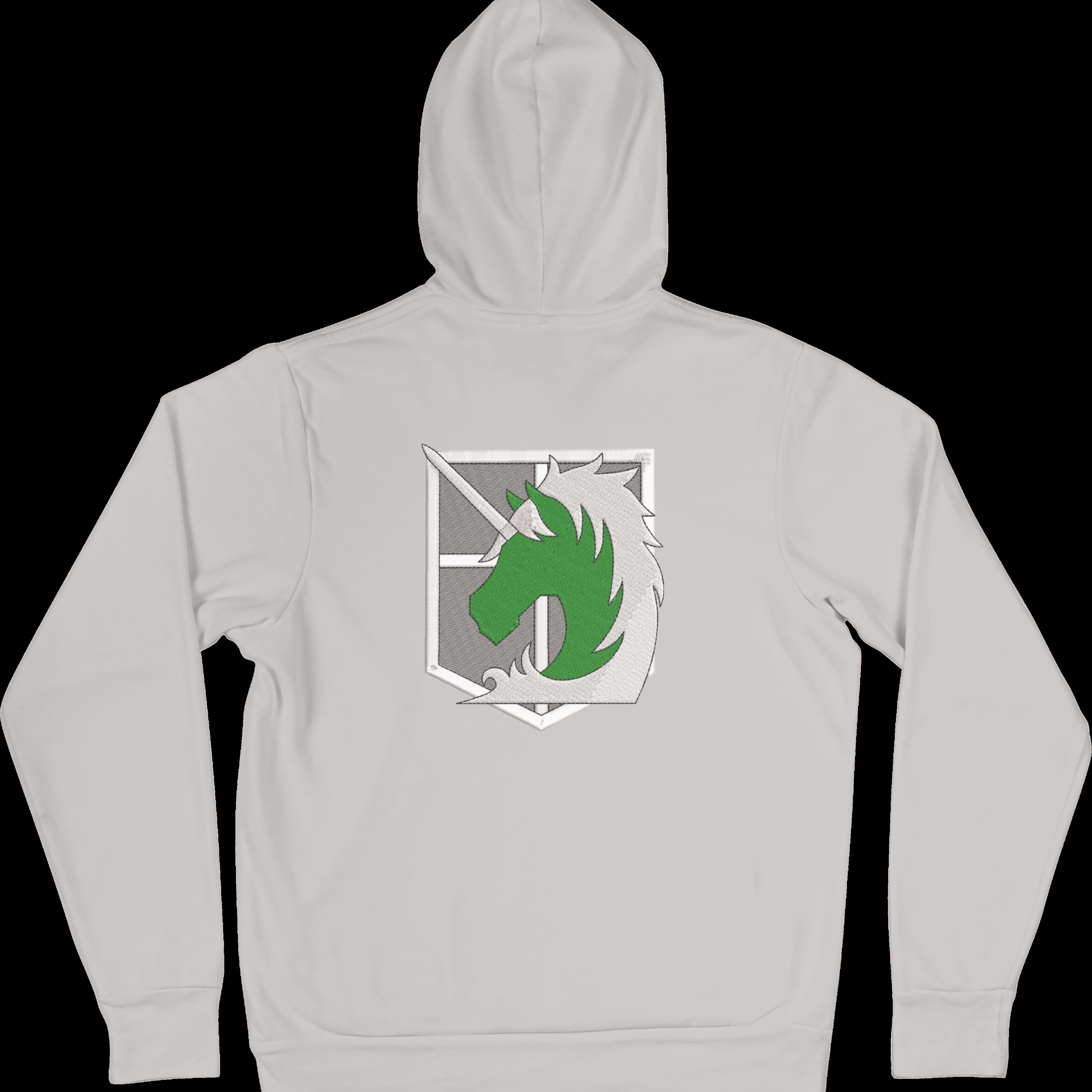 Felpa Ricamata Posteriormente Unisex – Morbida con Cappuccio e Tasca Frontale – Corpo di Gendarmeria