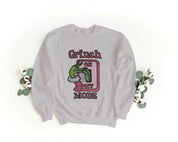 Felpa Ricamata Unisex – Morbida – Stile Streetwear – Grinch Mode On