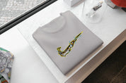 T-Shirt Unisex Ricamata 100% Cotone – Confortevole – Design Swoosh Zenitzu