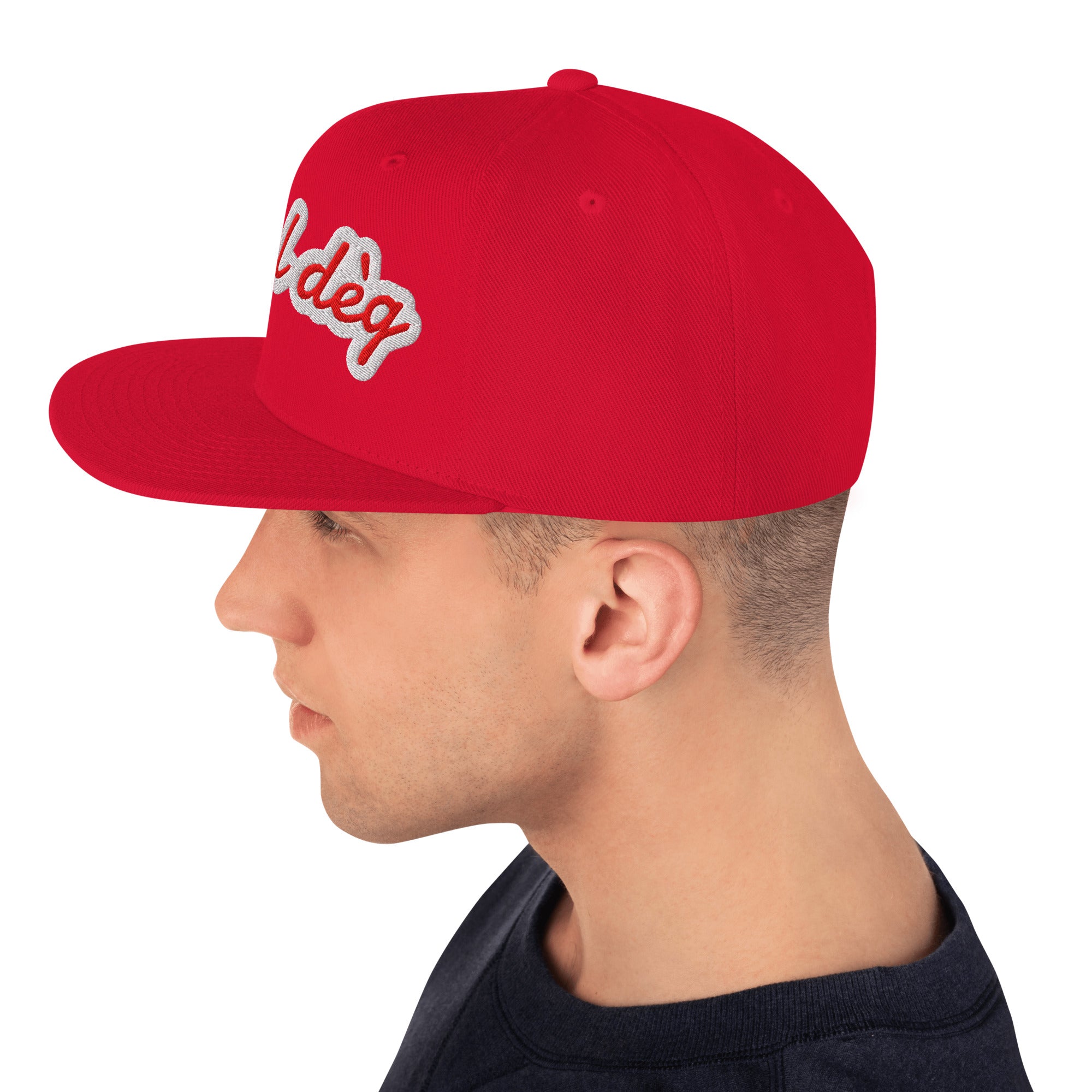 Foto di - Cappellino Ricamato unisex - Snapback regolabile in tela rigida - A Tal Dèg-Ricamati-Biiply