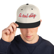 Foto di - Cappellino Ricamato unisex - Snapback regolabile in tela rigida - A Tal Dèg-Ricamati-Biiply
