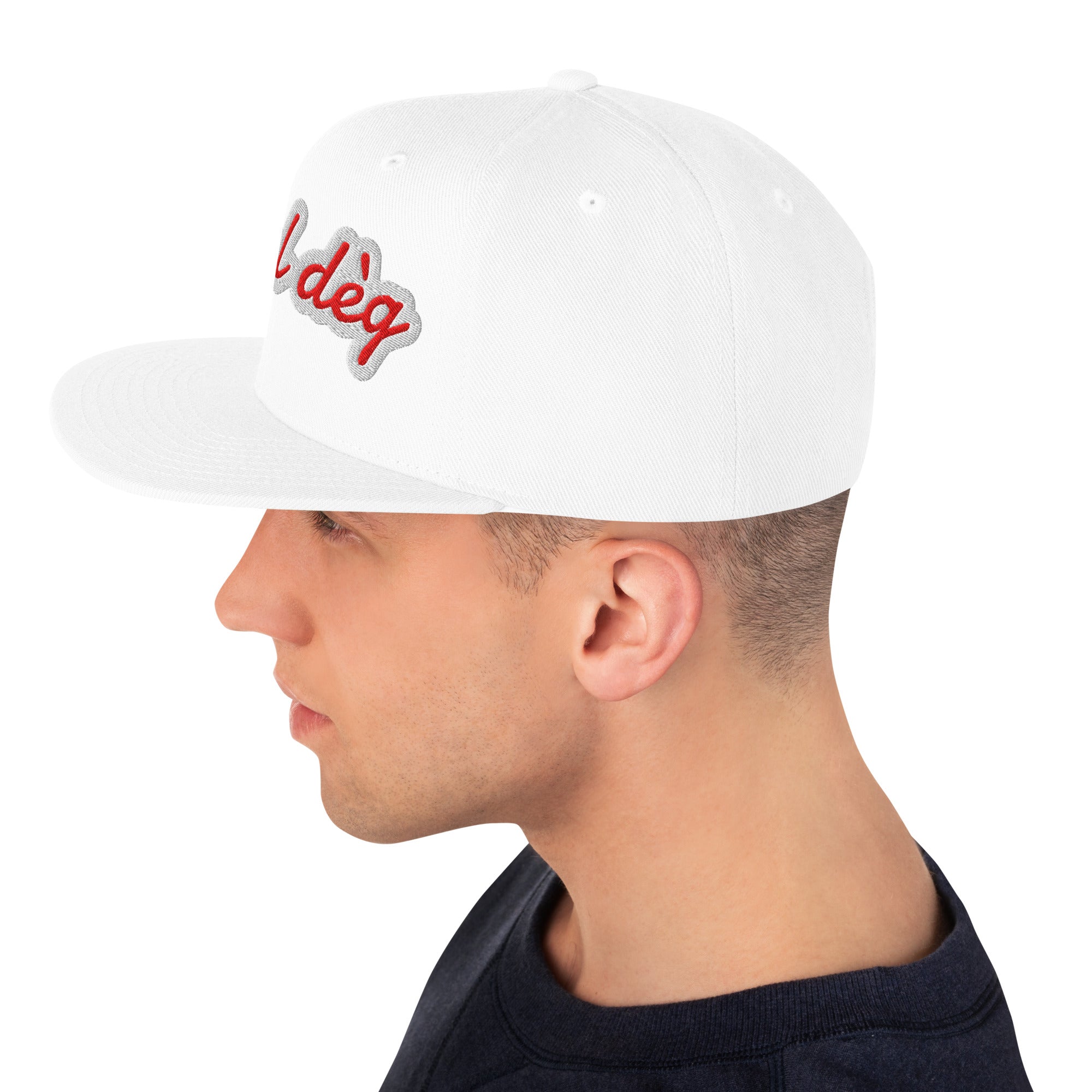 Foto di - Cappellino Ricamato unisex - Snapback regolabile in tela rigida - A Tal Dèg-Ricamati-Biiply