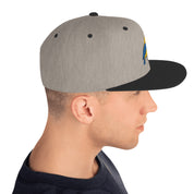 Foto di - Cappellino Ricamato unisex - Snapback regolabile in tela rigida - Canarino-Ricamati-Biiply