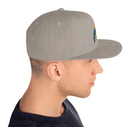Foto di - Cappellino Ricamato unisex - Snapback regolabile in tela rigida - Canarino-Ricamati-Biiply