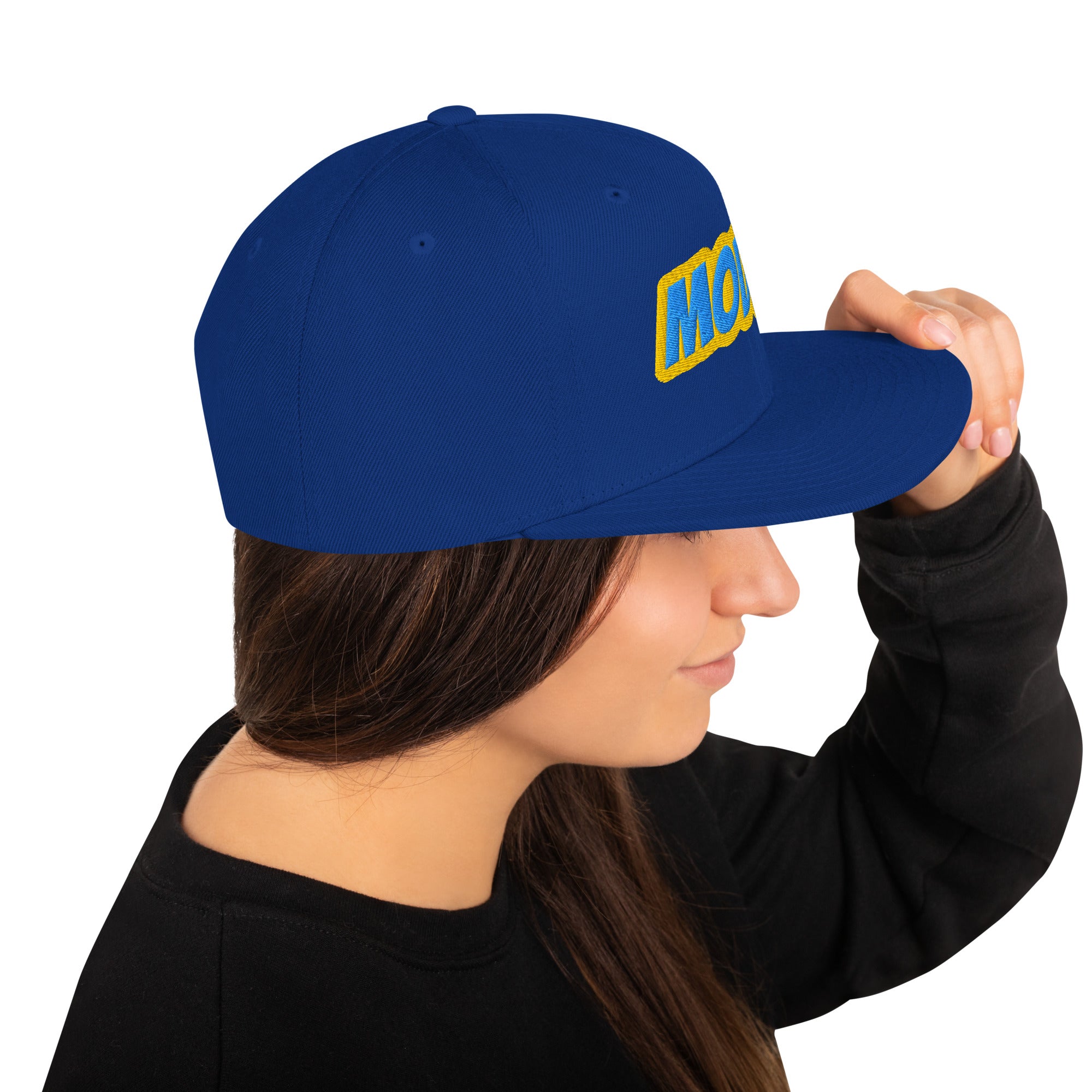 Foto di - Cappellino Ricamato unisex - Snapback regolabile in tela rigida - Modna-Ricamati-Biiply