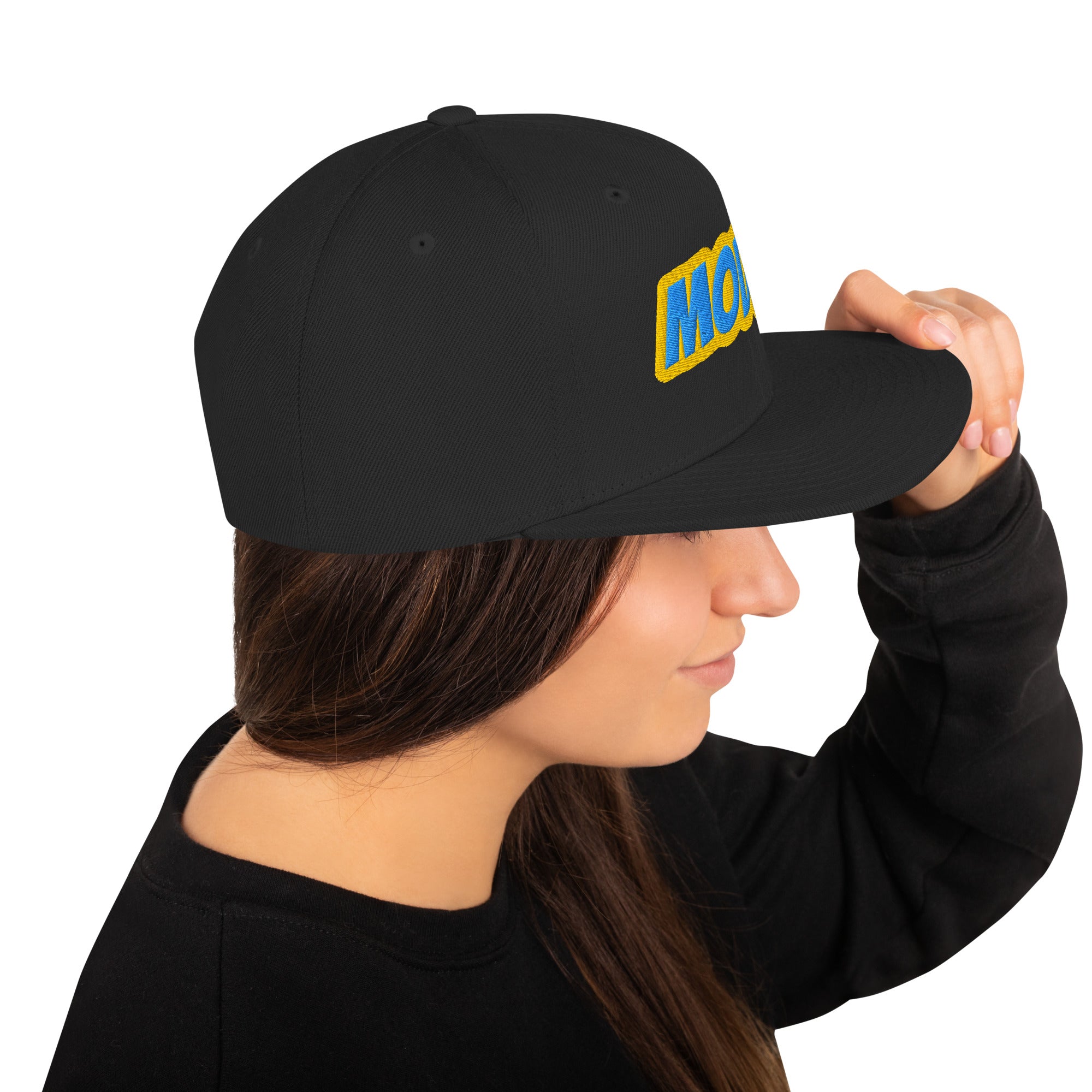Foto di - Cappellino Ricamato unisex - Snapback regolabile in tela rigida - Modna-Ricamati-Biiply