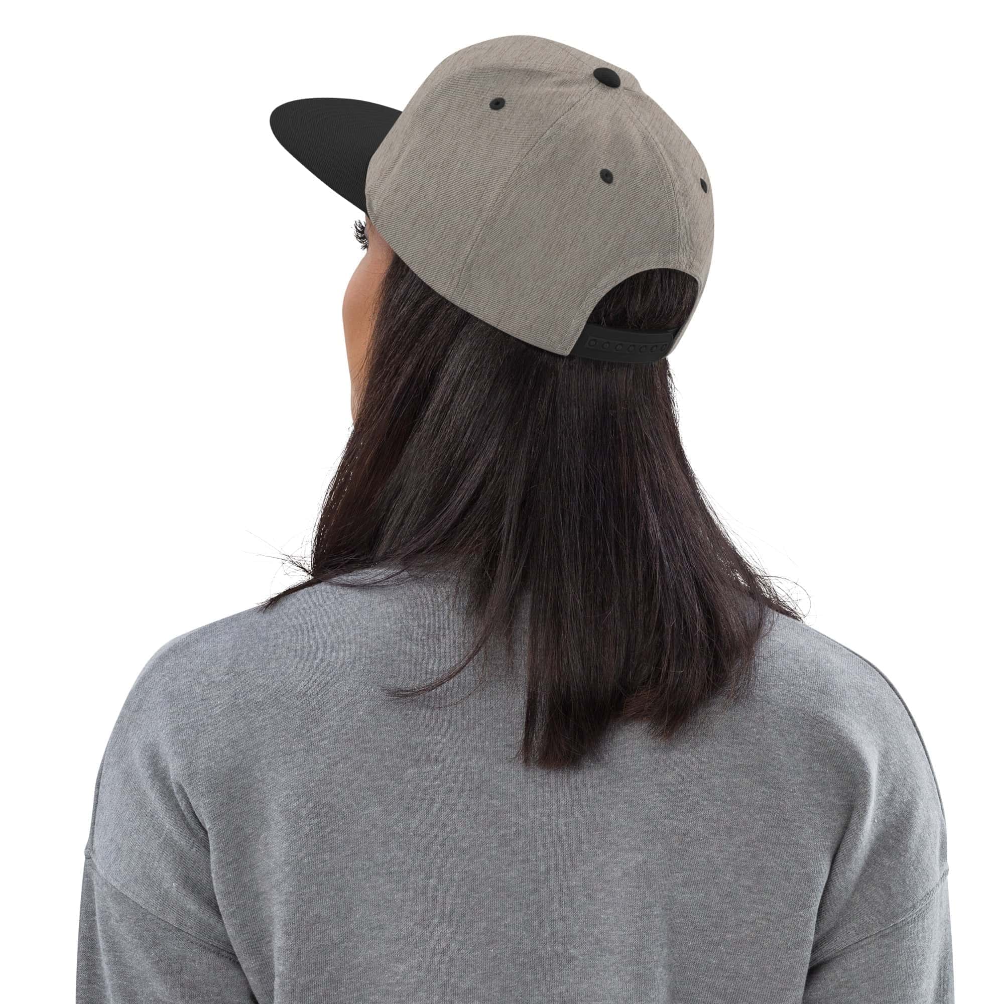 Foto di - Cappellino Ricamato unisex - Snapback regolabile in tela rigida - Mucca-Ricamati-Biiply