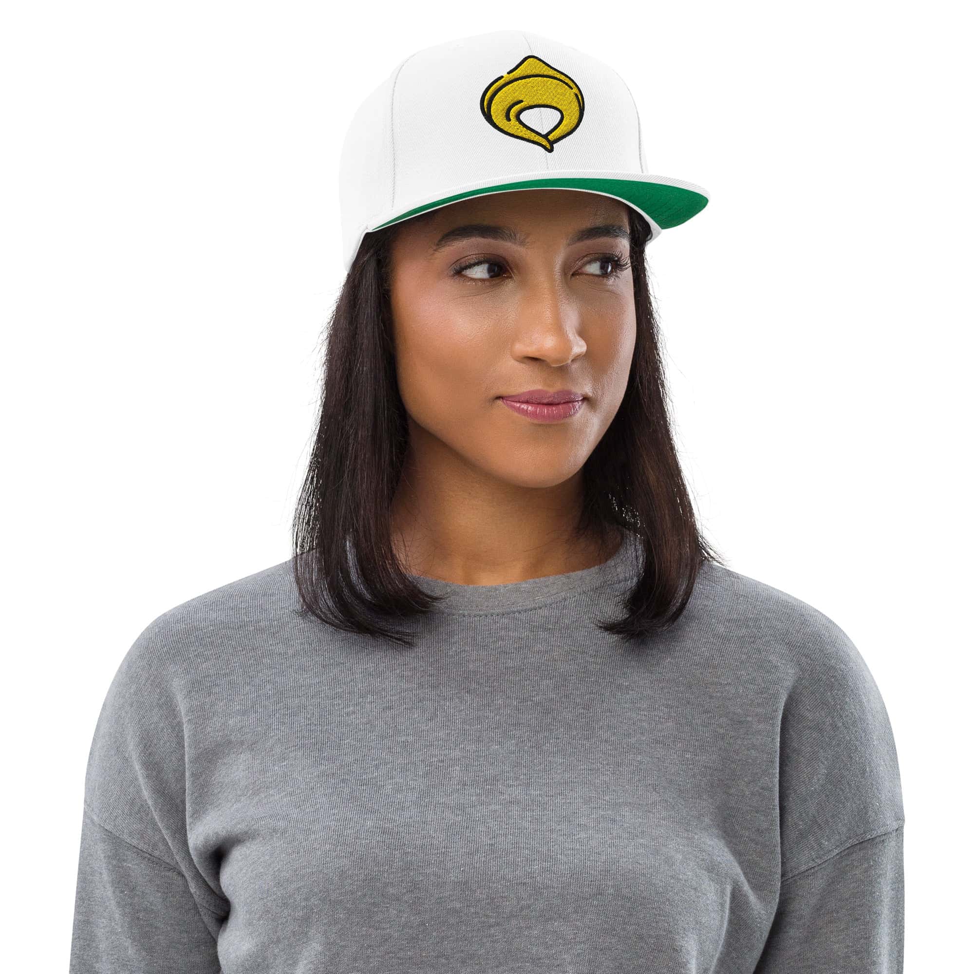 Foto di - Cappellino Ricamato unisex - Snapback regolabile in tela rigida - Tortellino-Ricamati-Biiply