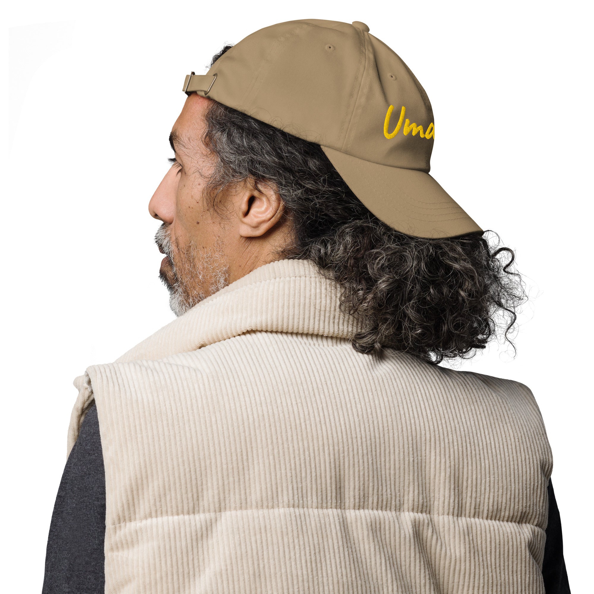 Foto di - Cappellino Ricamato unisex in cotone chino – Stile Streetwear visiera curva - Umarel-Ricamati-Biiply