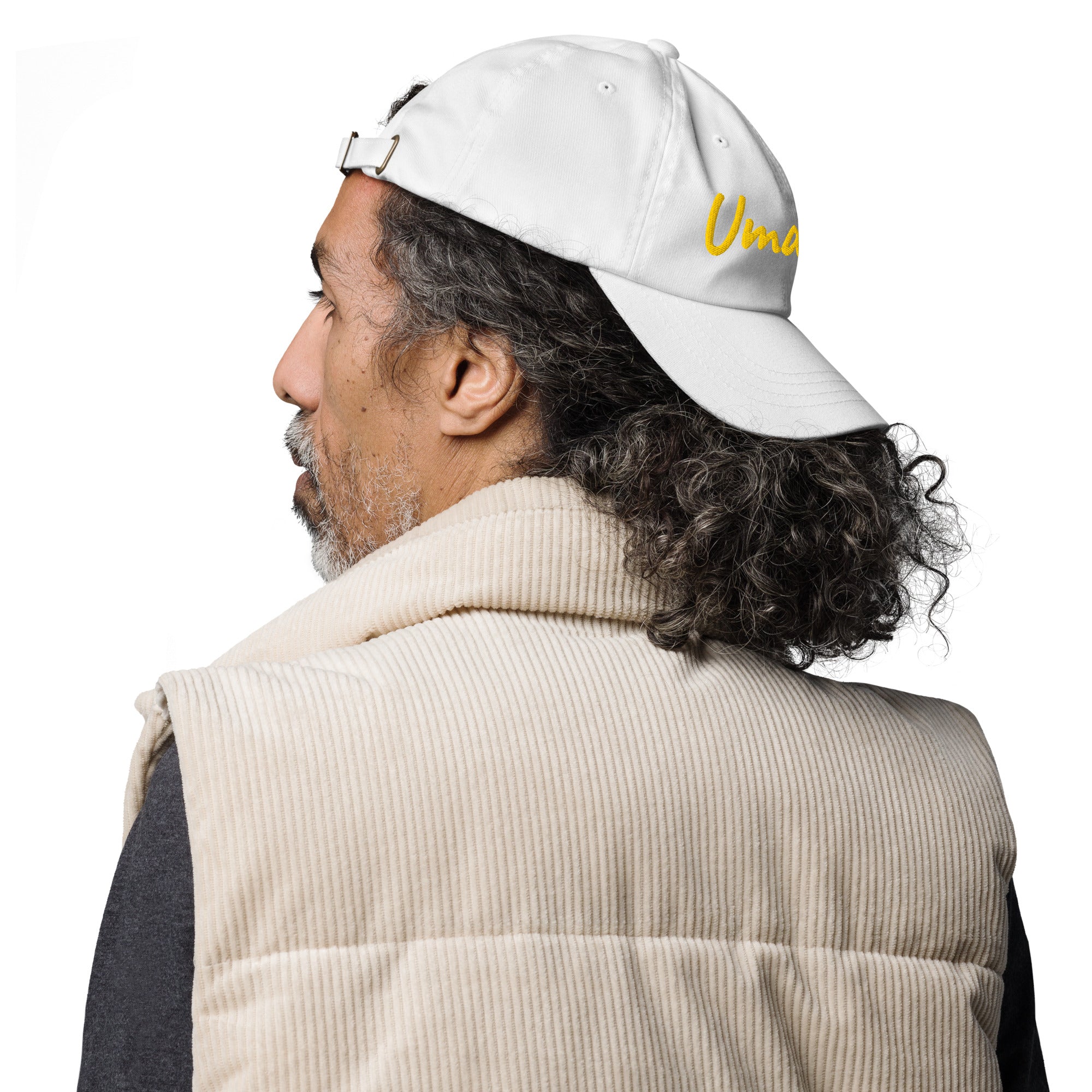 Foto di - Cappellino Ricamato unisex in cotone chino – Stile Streetwear visiera curva - Umarel-Ricamati-Biiply