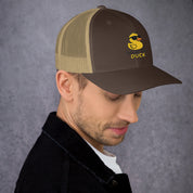 Foto di - Cappellino Ricamato unisex in cotone chino – Stile Streetwear visiera curva - What The DUCK-Ricamati-Biiply