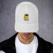 Foto di - Cappellino Ricamato unisex in cotone chino – Stile Streetwear visiera curva - What The DUCK-Ricamati-Biiply