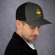 Foto di - Cappellino Ricamato unisex in cotone chino – Stile Streetwear visiera curva - What The DUCK-Ricamati-Biiply