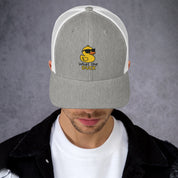 Foto di - Cappellino Ricamato unisex in cotone chino – Stile Streetwear visiera curva - What The DUCK-Ricamati-Biiply
