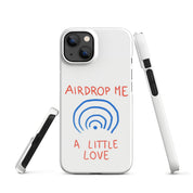 Foto di - Cover Resistente e Compatibile con Ricarica Wireless iPhone – Airdrop Me a little love-Smartphone-Biiply