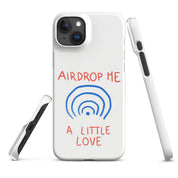 Foto di - Cover Resistente e Compatibile con Ricarica Wireless iPhone – Airdrop Me a little love-Smartphone-Biiply