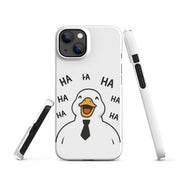 Foto di - Cover Resistente e Compatibile con Ricarica Wireless iPhone – Anatroccolo Che ride-Smartphone-Biiply