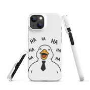 Foto di - Cover Resistente e Compatibile con Ricarica Wireless iPhone – Anatroccolo Che ride-Smartphone-Biiply