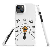 Foto di - Cover Resistente e Compatibile con Ricarica Wireless iPhone – Anatroccolo Che ride-Smartphone-Biiply