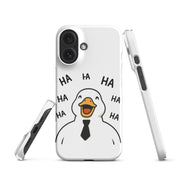 Foto di - Cover Resistente e Compatibile con Ricarica Wireless iPhone – Anatroccolo Che ride-Smartphone-Biiply