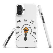 Foto di - Cover Resistente e Compatibile con Ricarica Wireless iPhone – Anatroccolo Che ride-Smartphone-Biiply