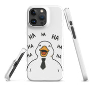 Foto di - Cover Resistente e Compatibile con Ricarica Wireless iPhone – Anatroccolo Che ride-Smartphone-Biiply