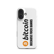 Foto di - Cover Resistente e Compatibile con Ricarica Wireless iPhone – Bitcoin Fuck Banks-Smartphone-Biiply