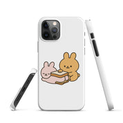 Foto di - Cover Resistente e Compatibile con Ricarica Wireless iPhone – Conigli Kawaii-Smartphone-Biiply
