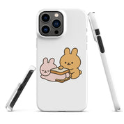 Foto di - Cover Resistente e Compatibile con Ricarica Wireless iPhone – Conigli Kawaii-Smartphone-Biiply