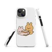 Foto di - Cover Resistente e Compatibile con Ricarica Wireless iPhone – Conigli Kawaii-Smartphone-Biiply
