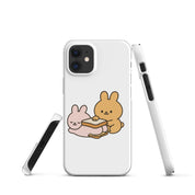Foto di - Cover Resistente e Compatibile con Ricarica Wireless iPhone – Conigli Kawaii-Smartphone-Biiply
