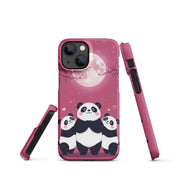 Foto di - Cover Resistente e Compatibile con Ricarica Wireless iPhone – Cute Panda-Smartphone-Biiply