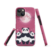 Foto di - Cover Resistente e Compatibile con Ricarica Wireless iPhone – Cute Panda-Smartphone-Biiply
