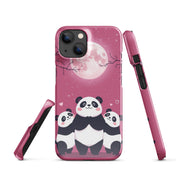 Foto di - Cover Resistente e Compatibile con Ricarica Wireless iPhone – Cute Panda-Smartphone-Biiply