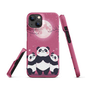 Foto di - Cover Resistente e Compatibile con Ricarica Wireless iPhone – Cute Panda-Smartphone-Biiply