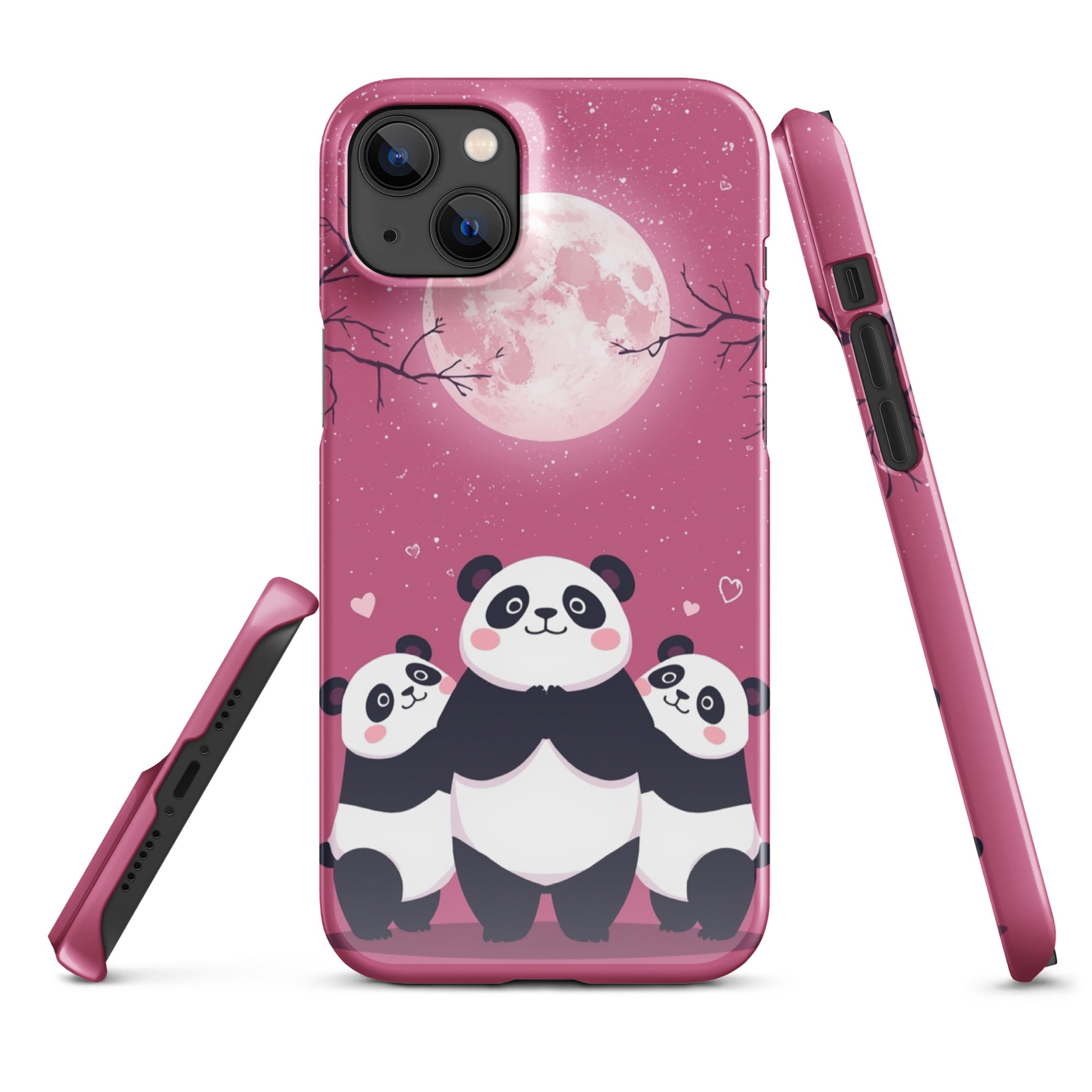 Foto di - Cover Resistente e Compatibile con Ricarica Wireless iPhone – Cute Panda-Smartphone-Biiply