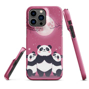 Foto di - Cover Resistente e Compatibile con Ricarica Wireless iPhone – Cute Panda-Smartphone-Biiply